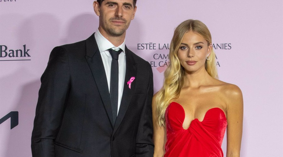 Thibaut Courtois y Mishel Gerzig le dan la bienvenida a su hija Ellie
