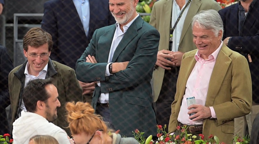 El rey Felipe VI protagoniza un curioso momento con María Castro y su bebé viendo a Nadal