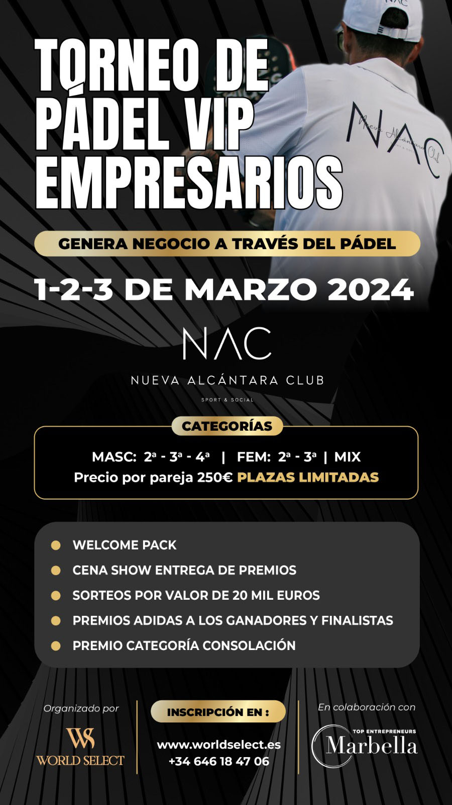 Torneo de Pádel Vip Empresarios